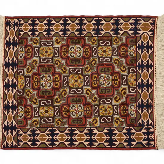 Soumac wool rug,